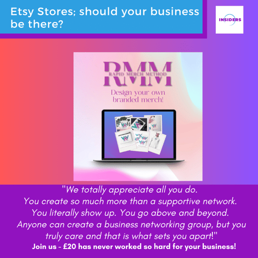 Etsy Stores; should your business be there